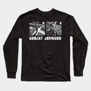 Guitar Virtuoso Robert Johnson's Musical Mastery On Display Long Sleeve T-Shirt